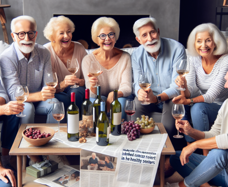 Moderate Wine Consumption Not Linked to Increased Cancer or Mortality Risk in Healthy Seniors