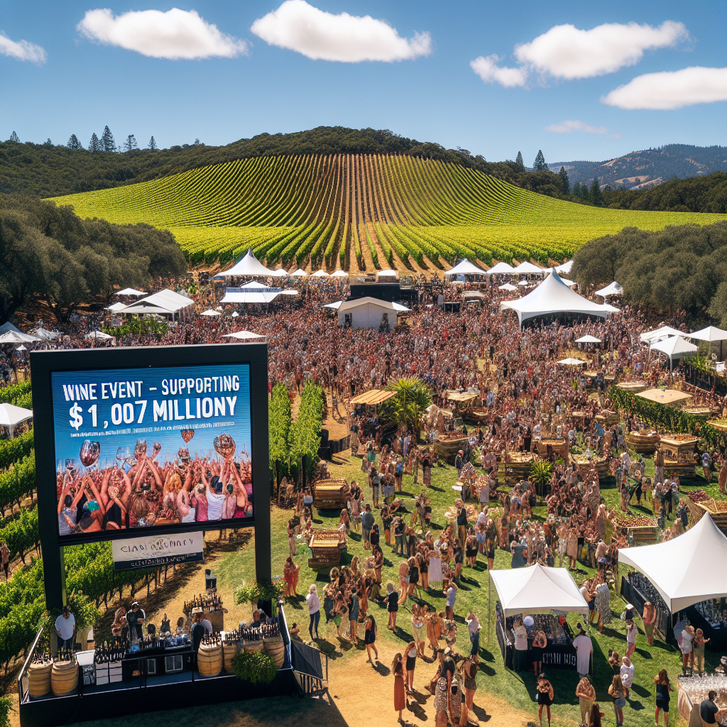 Sonoma County Wine Event Generates $1.6 Million for Kids' Charities